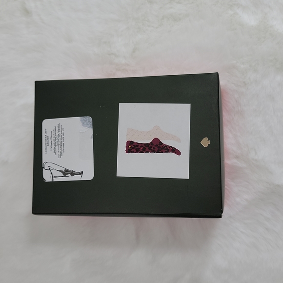 kate spade New York Set of Two Crew Burgundy Socks - Picture 4 of 5